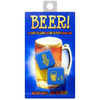 « Jeu de boisson Pour une Fête Instantanée, Ajoutez de la Bière – vue de face »