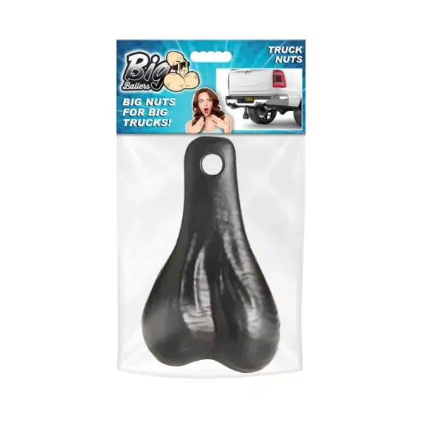 Big Truck Nuts beige et noir posés côte à côte.