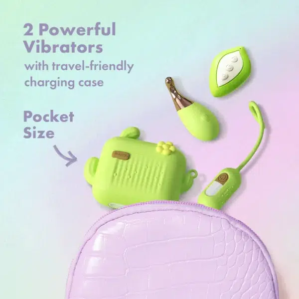 Étui magnétique Blooming Bliss avec recharge pratique.