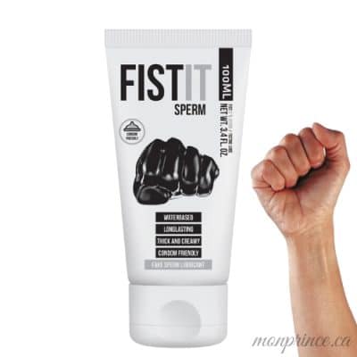 « Flacon de Fist It Sperm sur fond neutre »