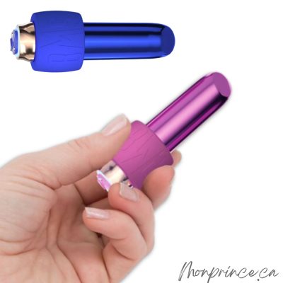 Masseur Clitoridien Maximum Bullet Swan – Vue complète avec finition rose doré.