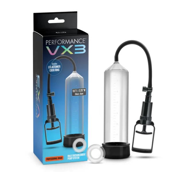 Vue complète de la Pompe Pénis Performance VX3
