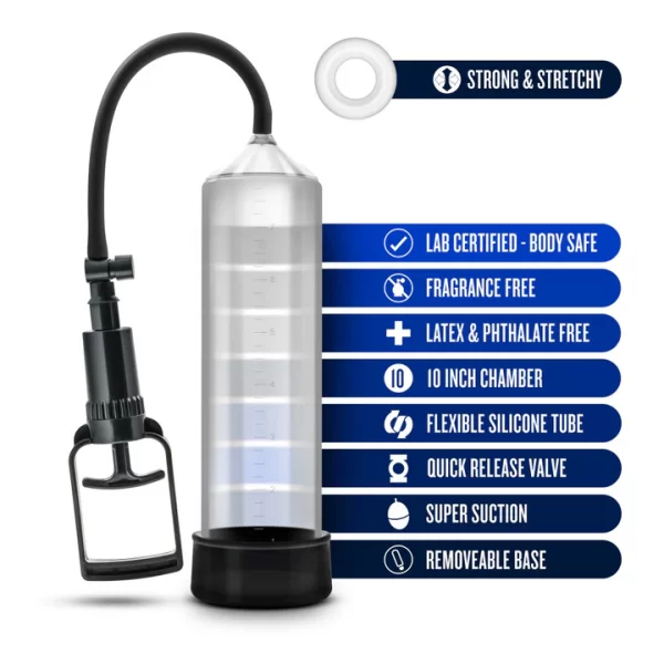 Vue complète de la Pompe Pénis Performance VX3