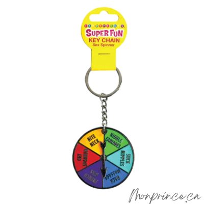Porte-clés Super Amusant - Sex Spinner avec actions interactives.