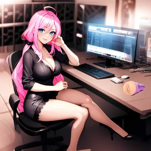 « Montage photo de Sasha Nakamoto, la waifu succube numérique »