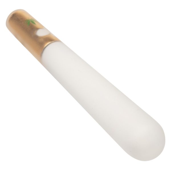 « Gros plan sur la pointe en silicone pour stimulation clitoridienne et vaginale »