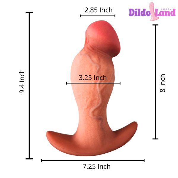 dimensions du Titan XL en pouces et centimètres, mettant en évidence sa taille imposante.