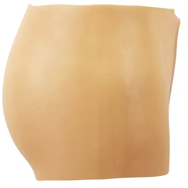 « Gros plan sur la texture ultra-douce en silicone de la culotte »
