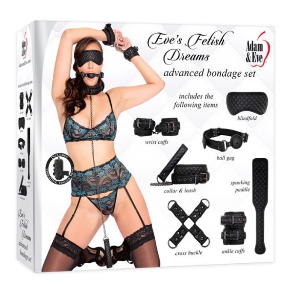 « Kit BDSM complet présenté dans un emballage élégant »