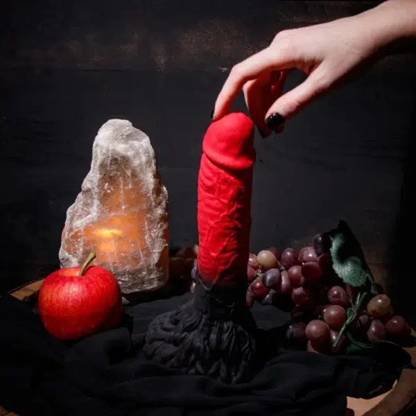 « Gode en Purio silicone utilisé pour stimulation intense »