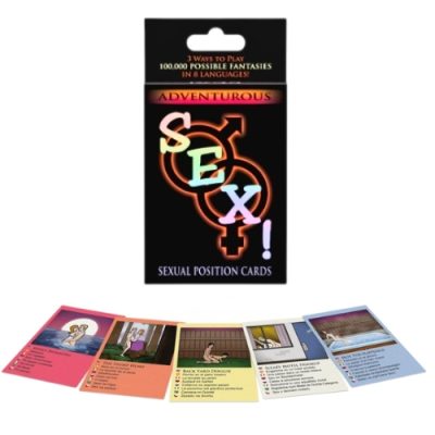 « Jeu de Carte Coquin Adventurous Sex! – Vue complète des 50 cartes »