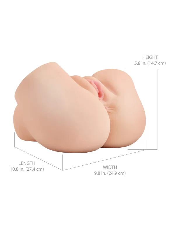 « Masturbateur "Back That Ass Up" en TPR Fanta Flesh – texture réaliste »