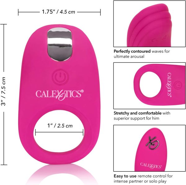 Anneau Vibrant à Distance en Silicone - CalExotics – Image 4