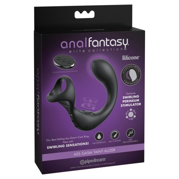 « Packaging du dispositif Anal Fantasy Elite Ass-Gasm Taint-alizer »