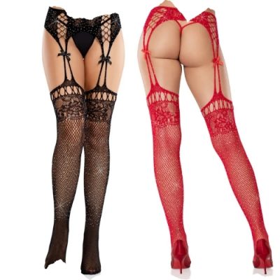« Collants porte-jarretelles Amelie de Leg Avenue »