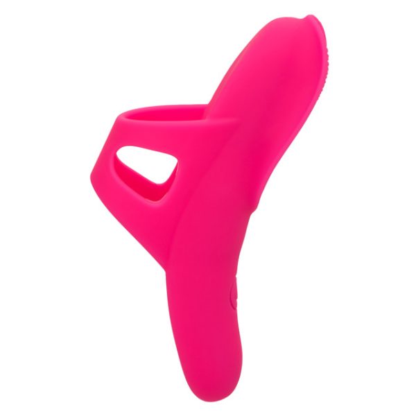 Doigt Vibrant Nubby Vibe de la Collection Neon en silicone rose