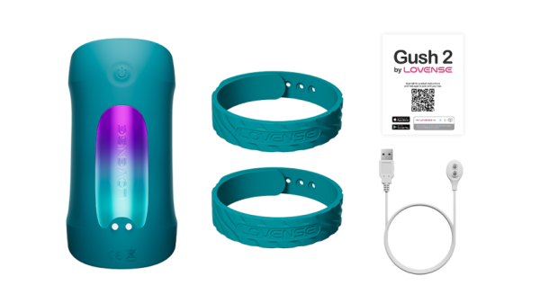 « Gush 2 Lovense, dispositif vibrant et oscillant pour stimulation intense »