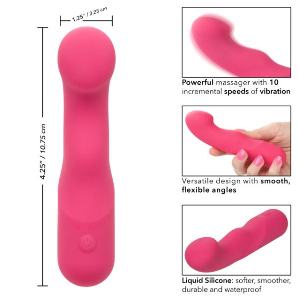 Bouton unique et voyant lumineux pour contrôler les 10 vitesses de vibration