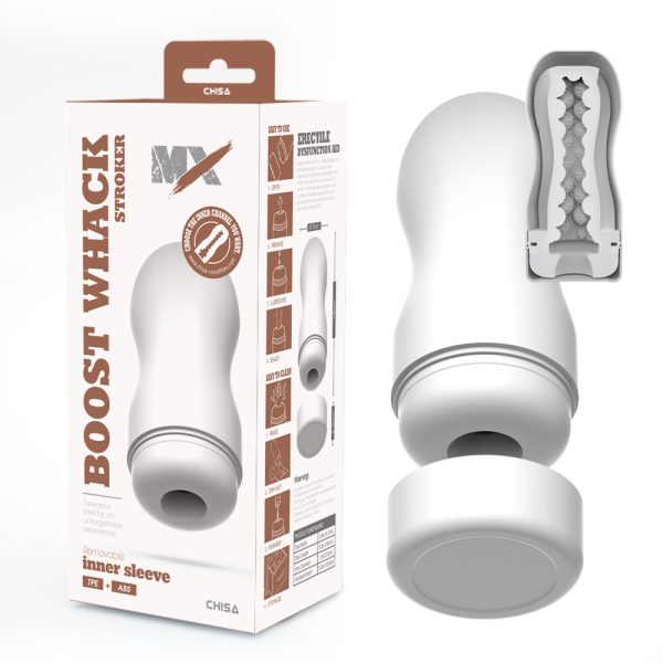Masturbateur Boost Whack Stroker avec coque refermée