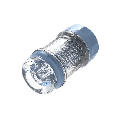 "Détail du boîtier en ABS transparent du Spiral Cup Strong Edition Nubble, permettant de visualiser l’action pendant l’utilisation."