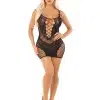 « Modèle portant la Mini Robe en Dentelle Desired Effect »