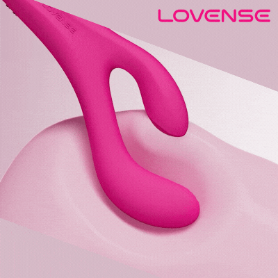 Vue du Vibrateur Lapin Chauffant Osci 3 Lovense