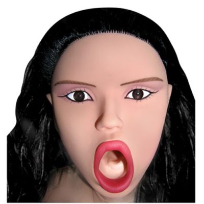 Visage 3D réaliste avec lèvres douces (photo illustrative)