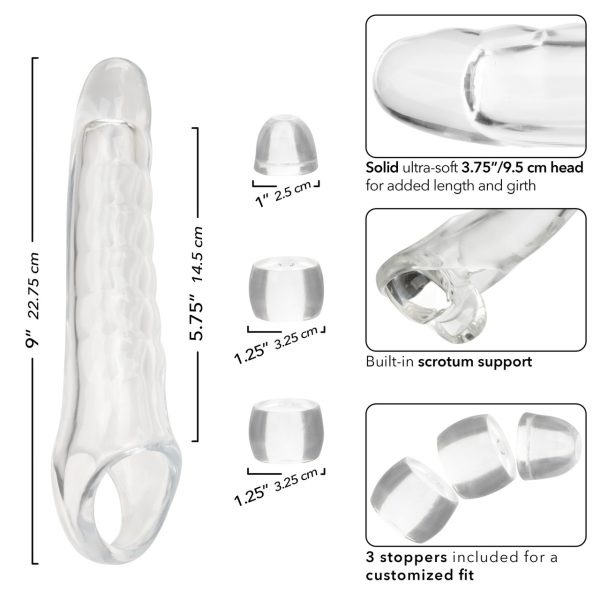 "Vue complète du Performance Maxx Clear Extension Kit avec accessoires"