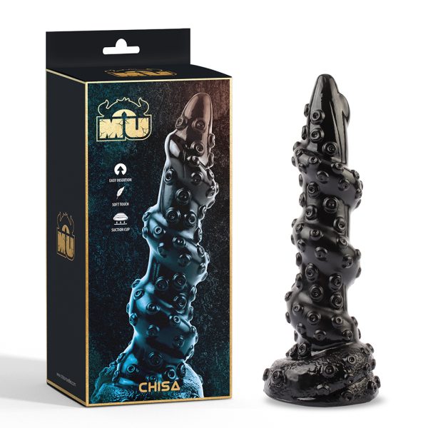 Dildo texturé Octopus Bugbear pour stimulation intense