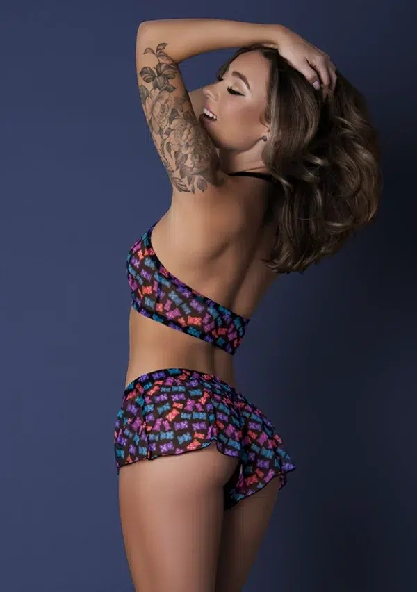 Boutique Érotique Le Prince ensemble lingerie UV