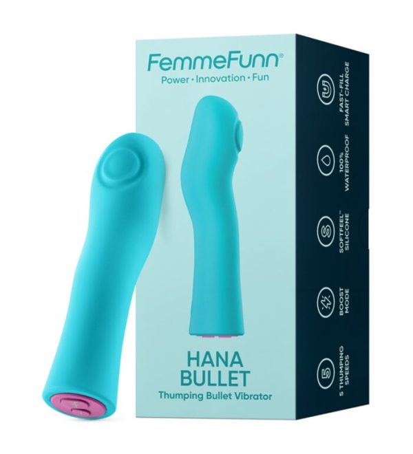 Hana Bullet vibromasseur percutant en action