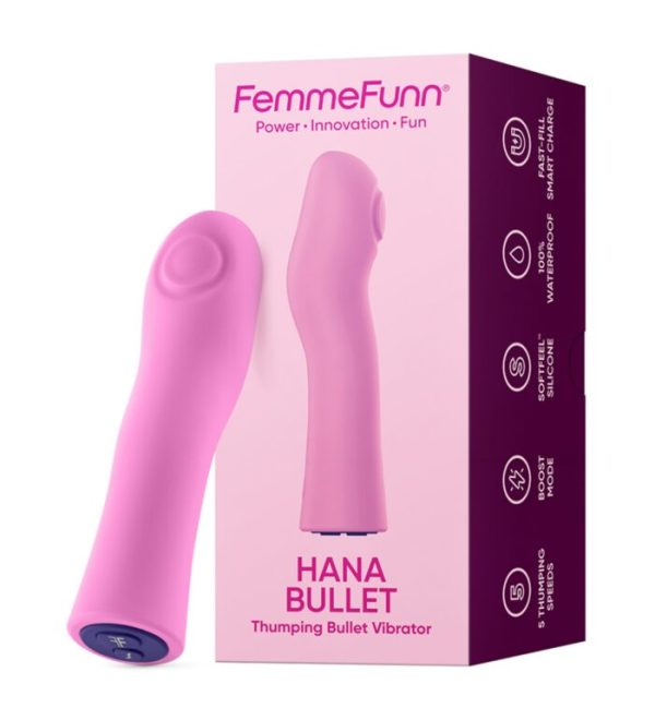 Packaging vibromasseur percutant Hana Bullet