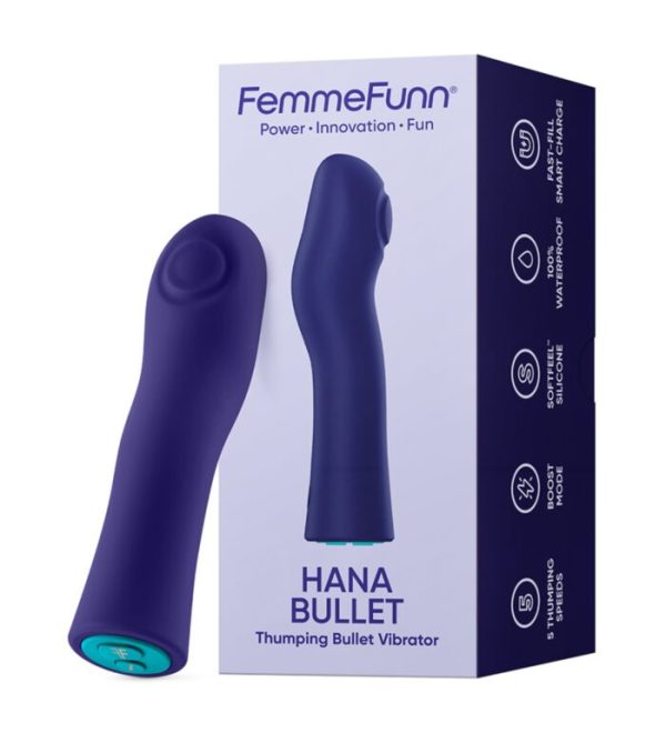 Hana Bullet vibromasseur percutant en action