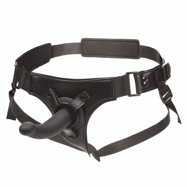 "Onyxxx Jock Strap avec sonde silicone 6 pouces, vue complète, Boutique Le Prince Québec."