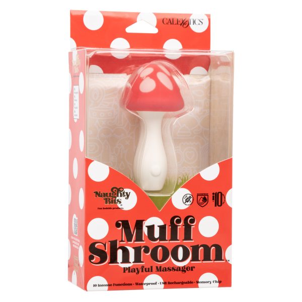 "Naughty Bits Muff Shroom, masseur champignon portable, présentation, Québec Canada."