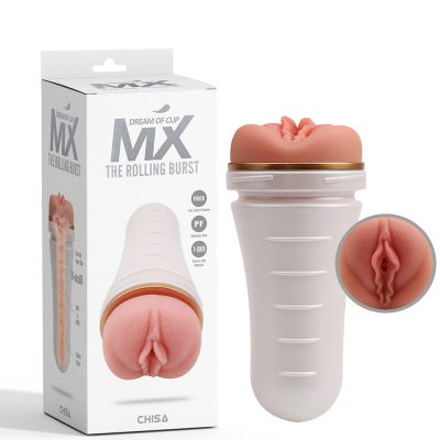 "Image du boîtier du Masturbateur The Rolling Burst : DREAM OF CUP, mettant en avant son design robuste et ses caractéristiques innovantes."