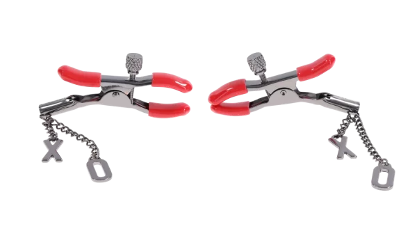 "Ex's & Oh's charmes pendants X&O, détail, Québec Canada."
