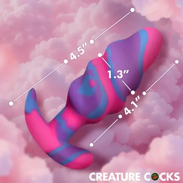 "Plug anal Creature Cocks avec base ventouse, vue latérale, Boutique Le Prince."