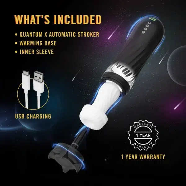 Détail commande Quantum X masturbateur automatique