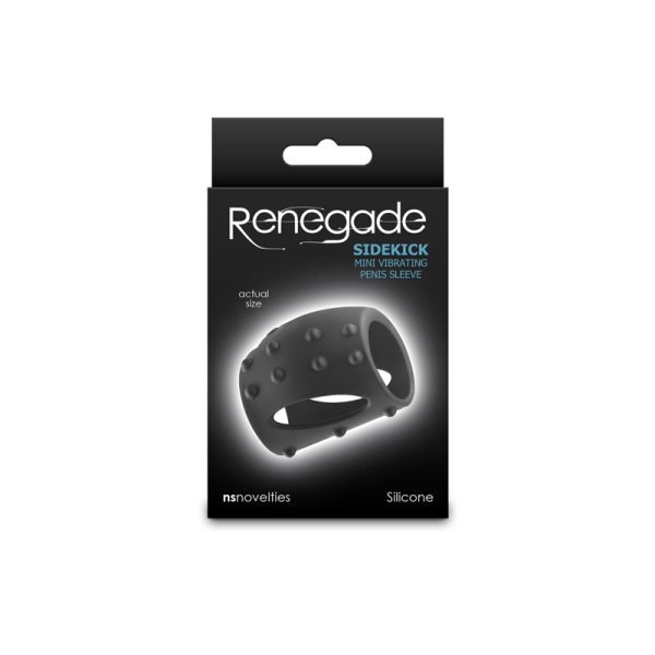 "Sextoy Sidekick Renegade ultra fin, dimensions visibles, Boutique Le Prince."