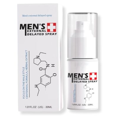 « Flacon du JJLBRO Men's Long Lasting Delay Stronger Spray avec son design discret et élégant »