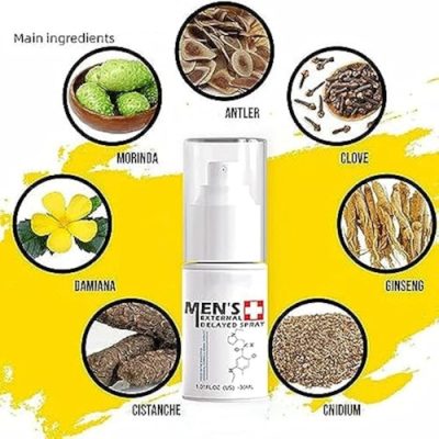 « JJLBRO Men's Enhancer Spray en action pour un plaisir prolongé et intense »