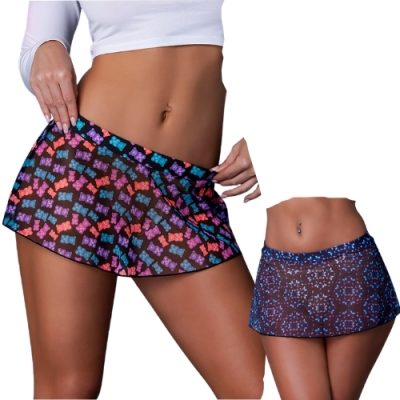 Mini Jupe UV réactive Magic Silk Papillons Montréal