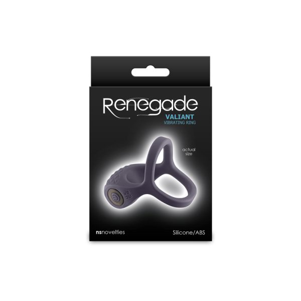 "Valiant Renegade cock & ball ring, vibrations puissantes, gros plan, Québec Canada."