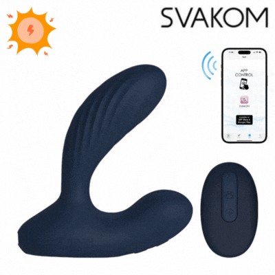Vick Neo 2 – vibromasseur prostatique chauffant connecté noir SVAKOM