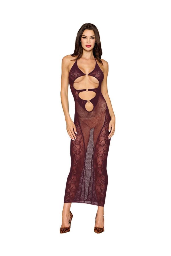 ensemble robe résille et boléro séparé
