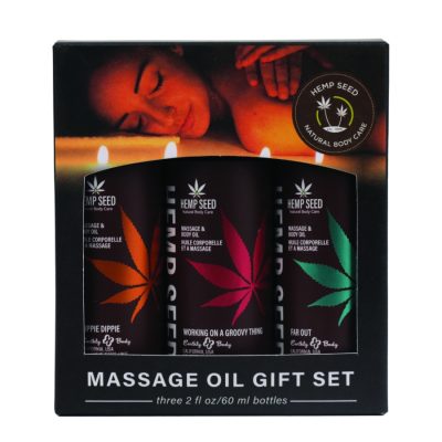 « Coffret cadeau huiles massage Hemp Seed Summer Gift Set Earthly Body »