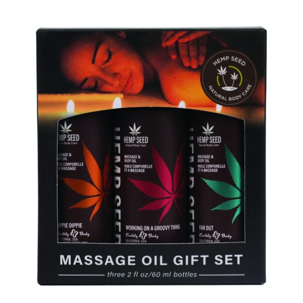 « Coffret cadeau huiles massage Hemp Seed Summer Gift Set Earthly Body »