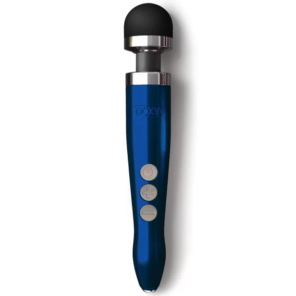 Vibromasseur rechargeable Doxy Die Cast 3R bleu élégant