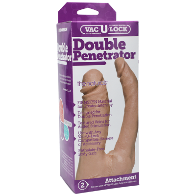 Double gode FIRMSKYN pour harnais Vac-U-Lock